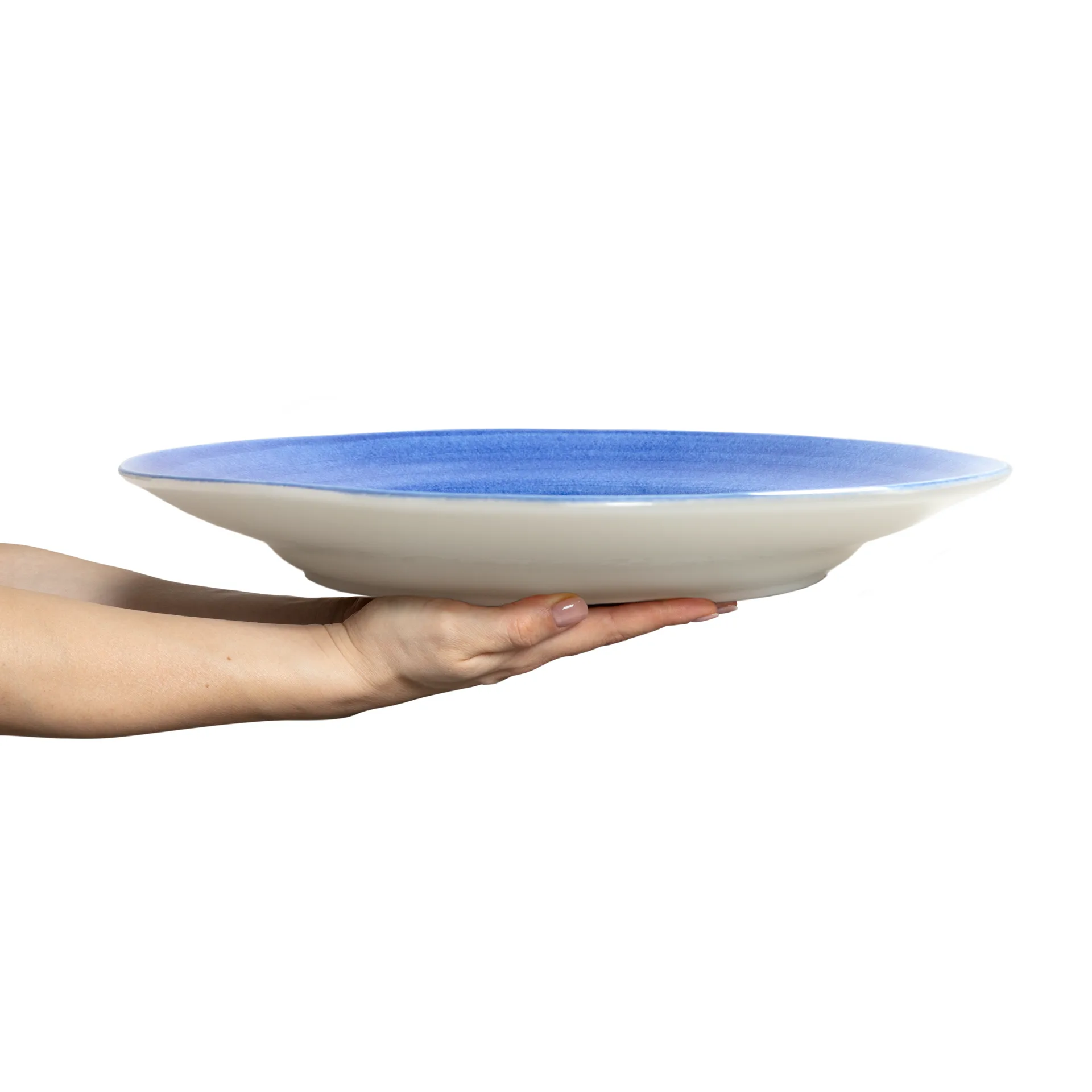 Basic serveerschaal Ø41 cm, Lichtblauw Mateus