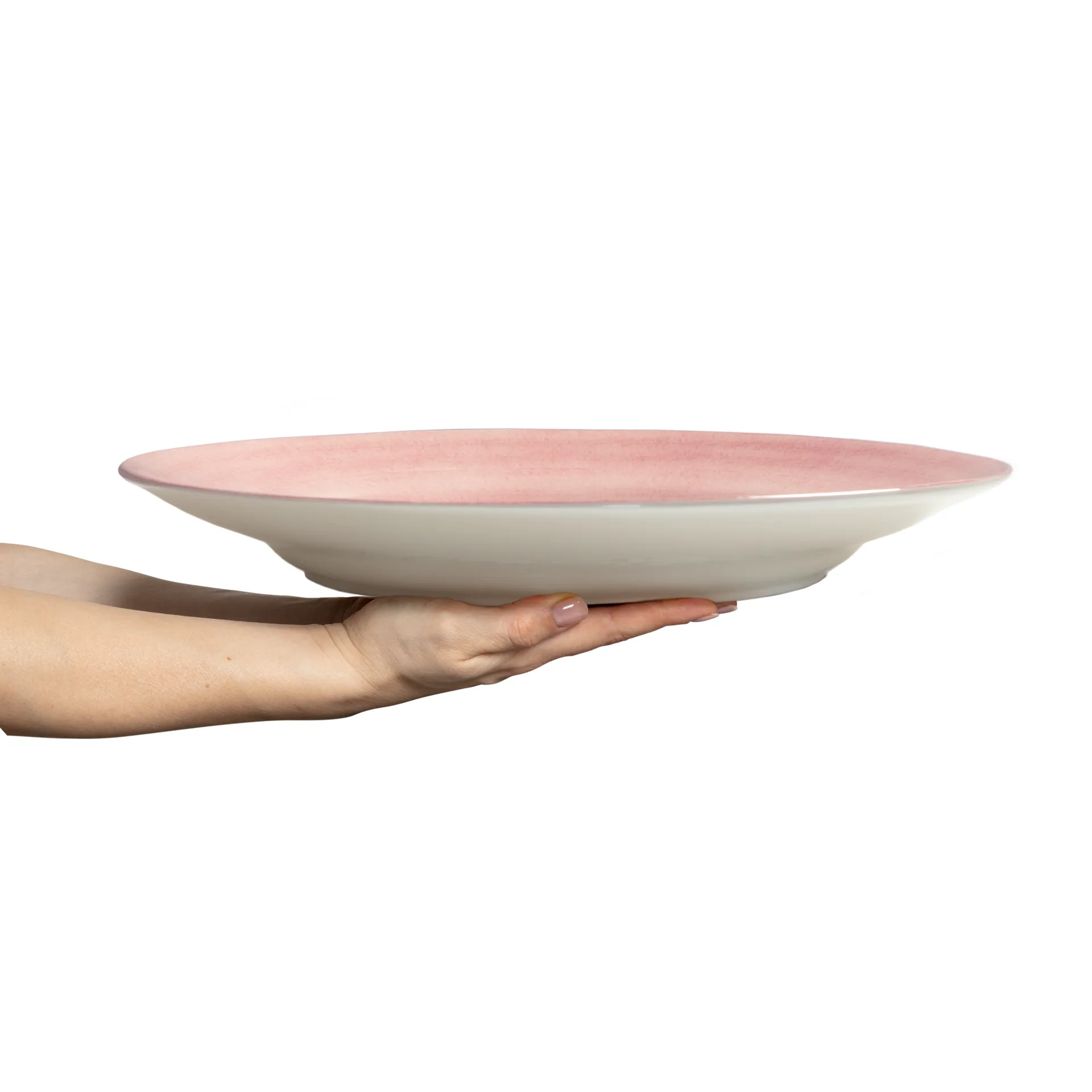 Basic serveerschaal Ø41 cm, Lichtroze Mateus