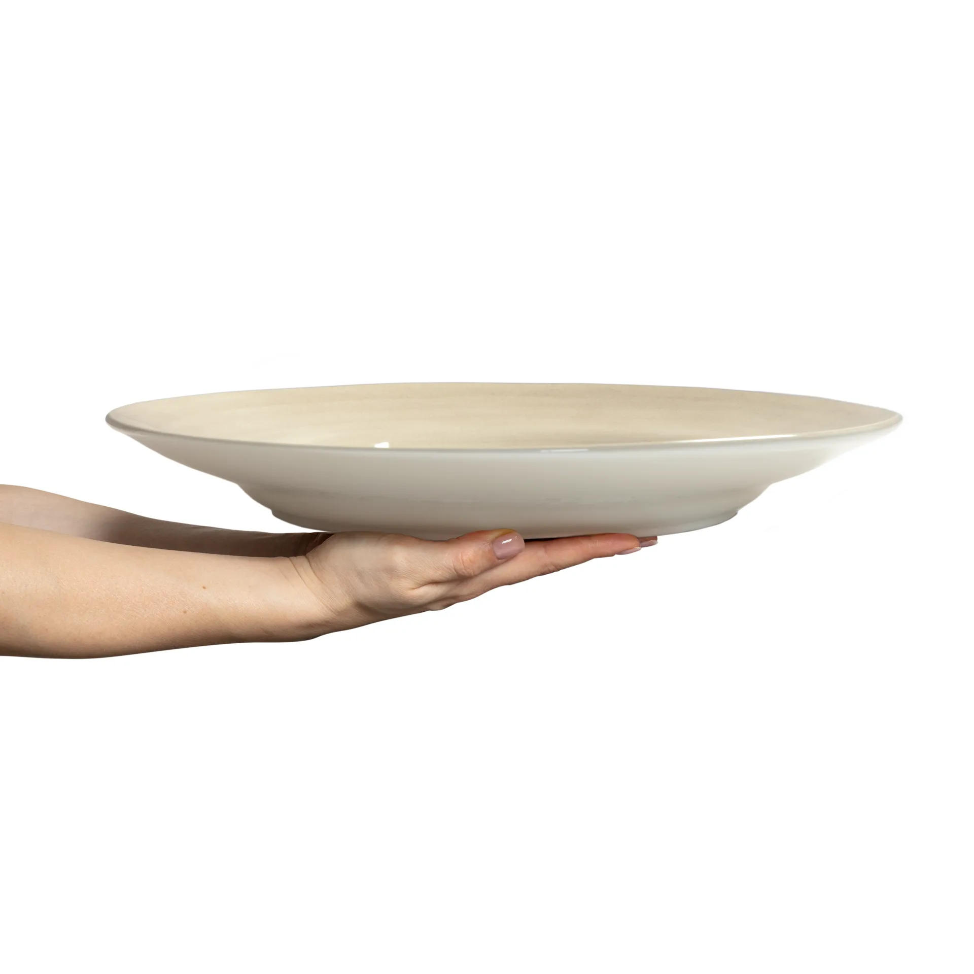 Basic serveerschaal Ø41 cm, Zand Mateus