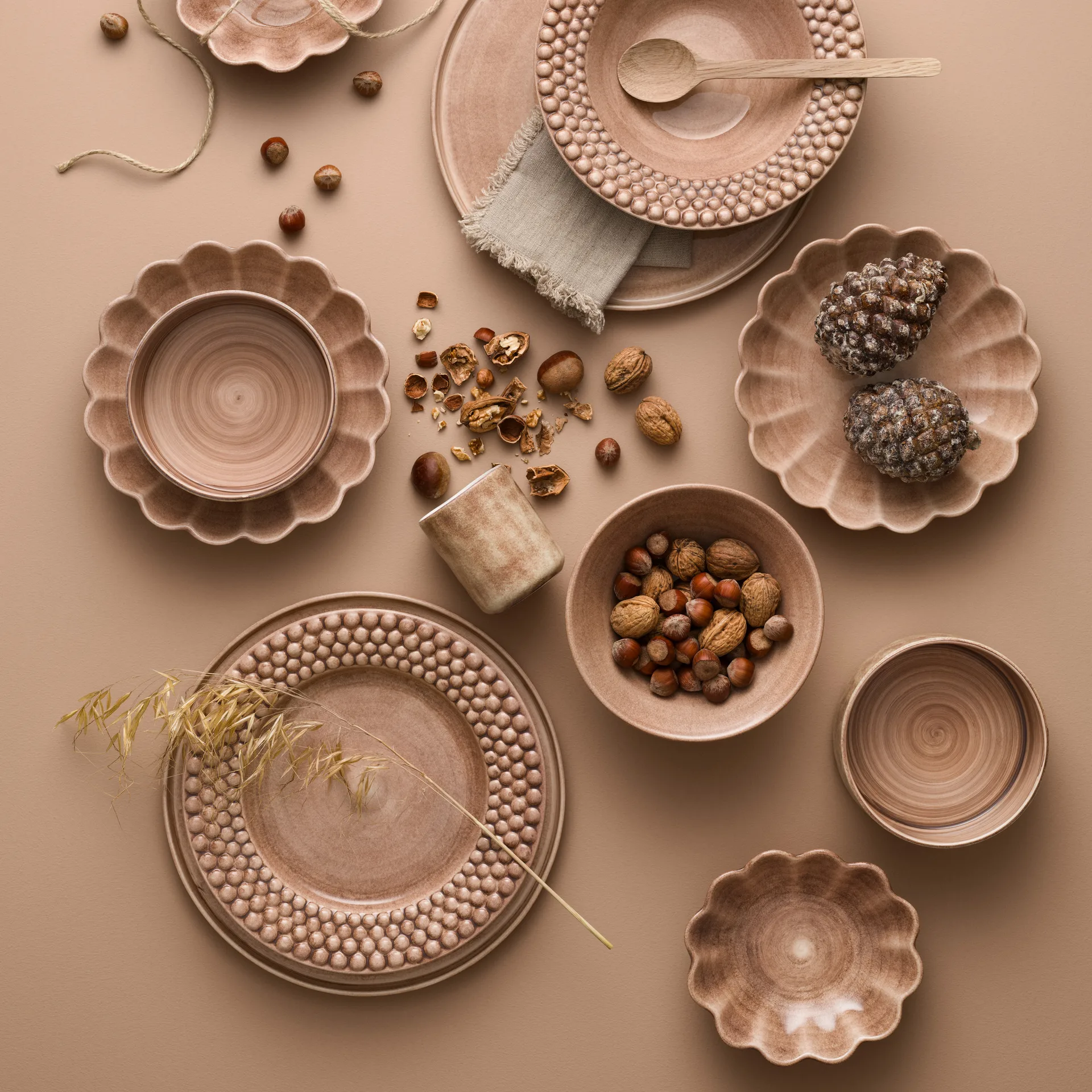 Bubbles bord, 28 cm, Cinnamon Mateus