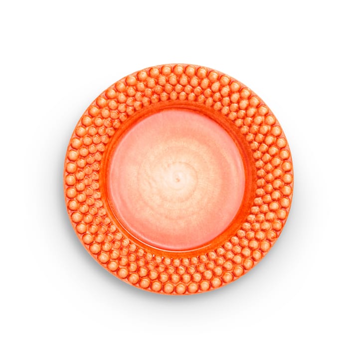 Bubbles bord, 28 cm - Oranje - Mateus