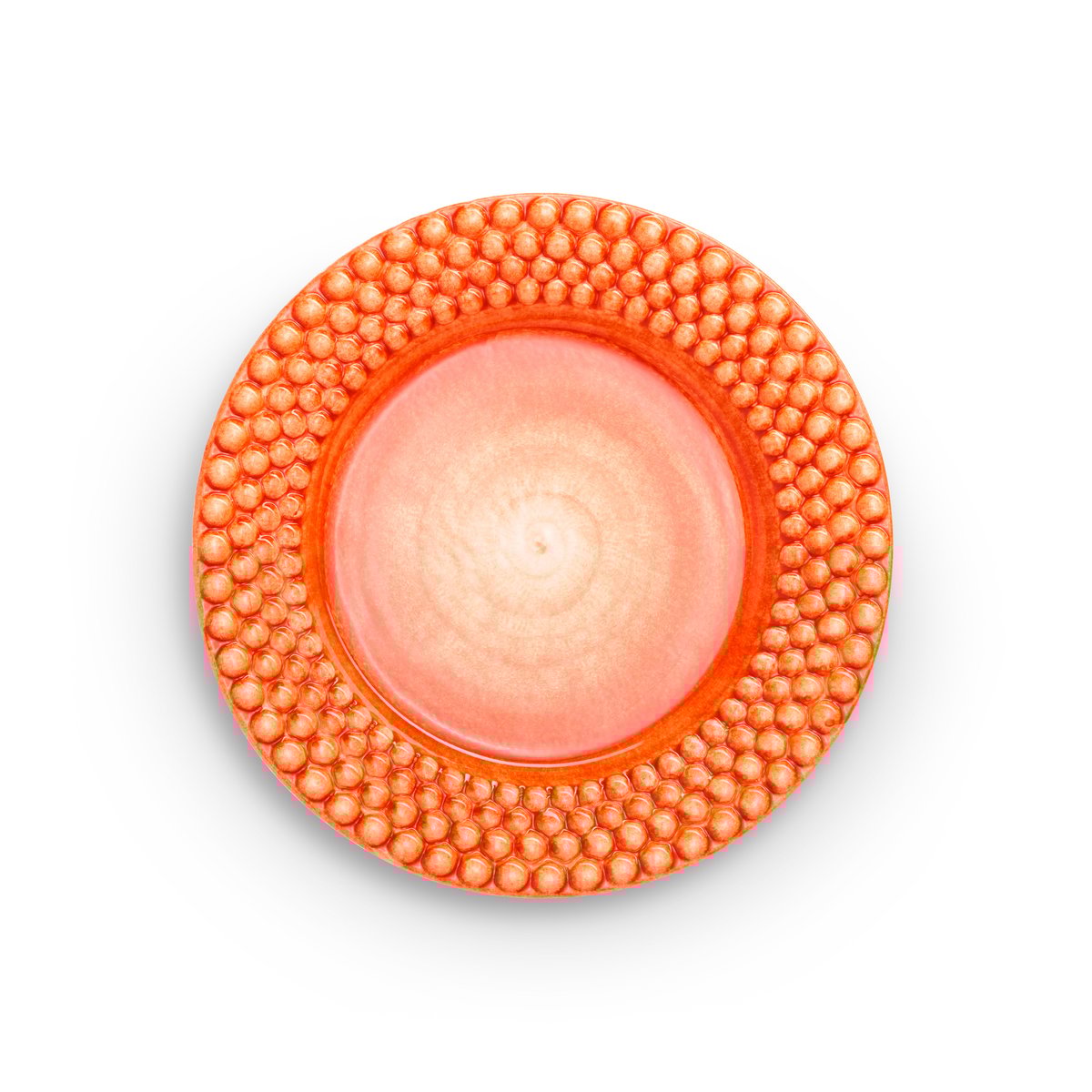 Mateus Bubbles bord, 28 cm Oranje | Scandinavisch Interieur | Dinerborden | Oranje