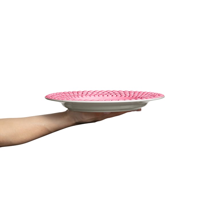 Bubbles bord, 28 cm, Roze Mateus
