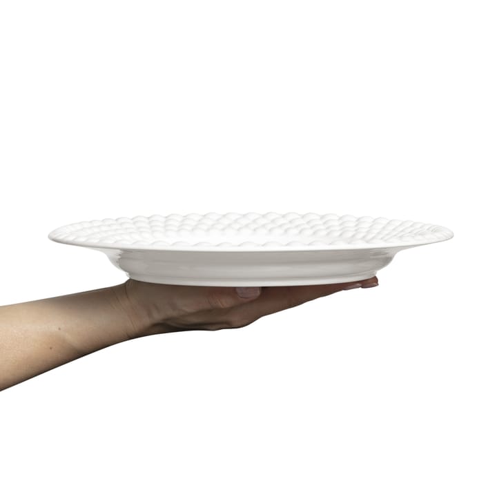 Bubbles bord, 28 cm, Wit Mateus