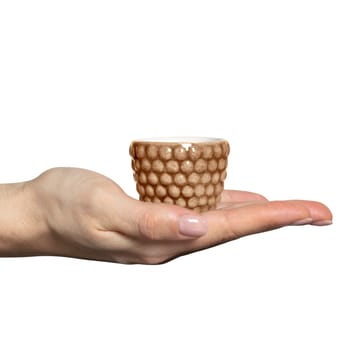 Bubbles eierdop, 4 cm - Cinnamon - Mateus