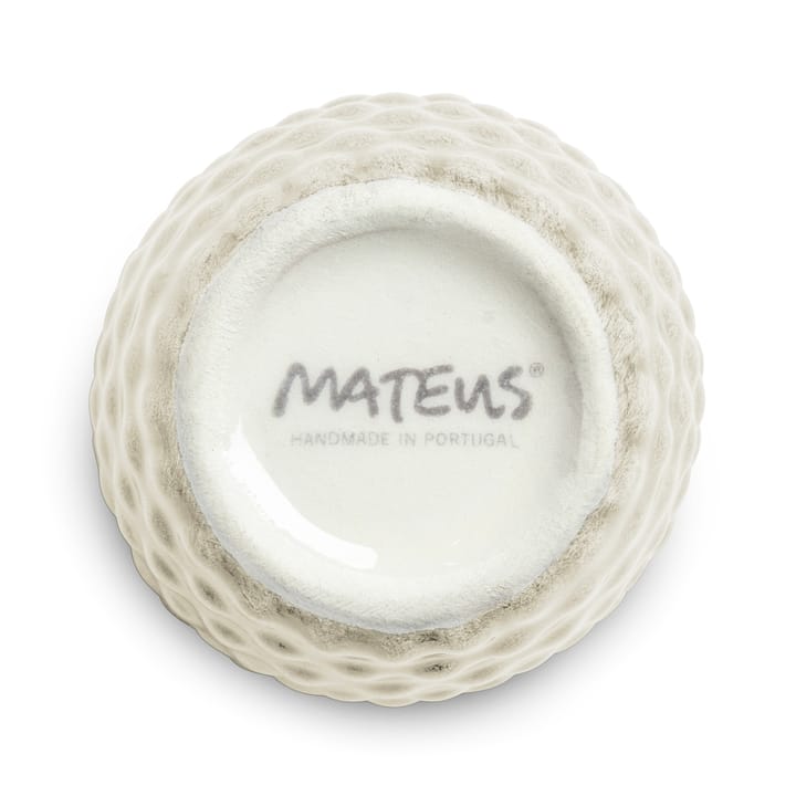 Bubbles eierdop, 4 cm - Zand - Mateus
