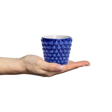 Bubbles espressokopje, 10 cl - Blauw - Mateus