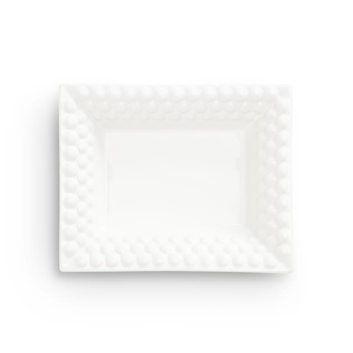 Bubbles klein dienblad, 16x20 cm, Wit Mateus
