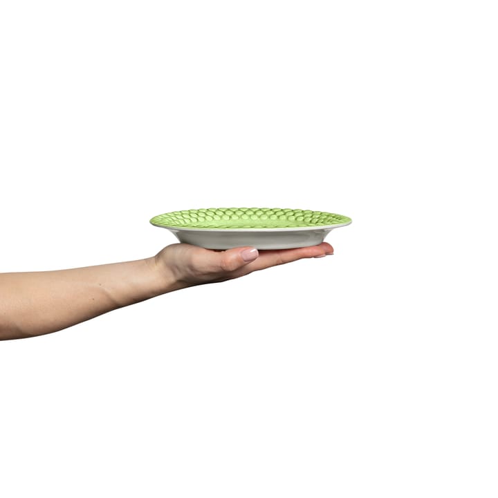Bubbles ovaal bord, 20 cm, Groen Mateus
