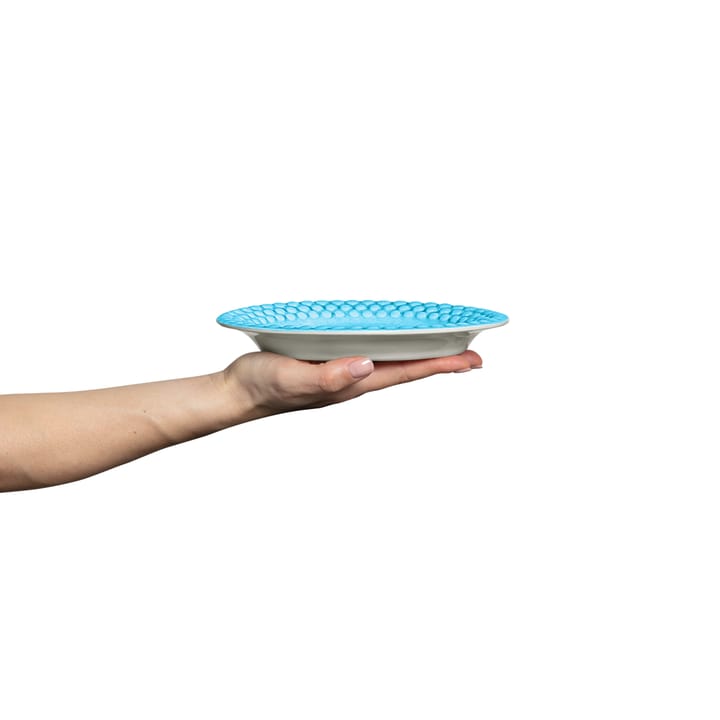 Bubbles ovaal bord, 20 cm, Turquoise
 Mateus