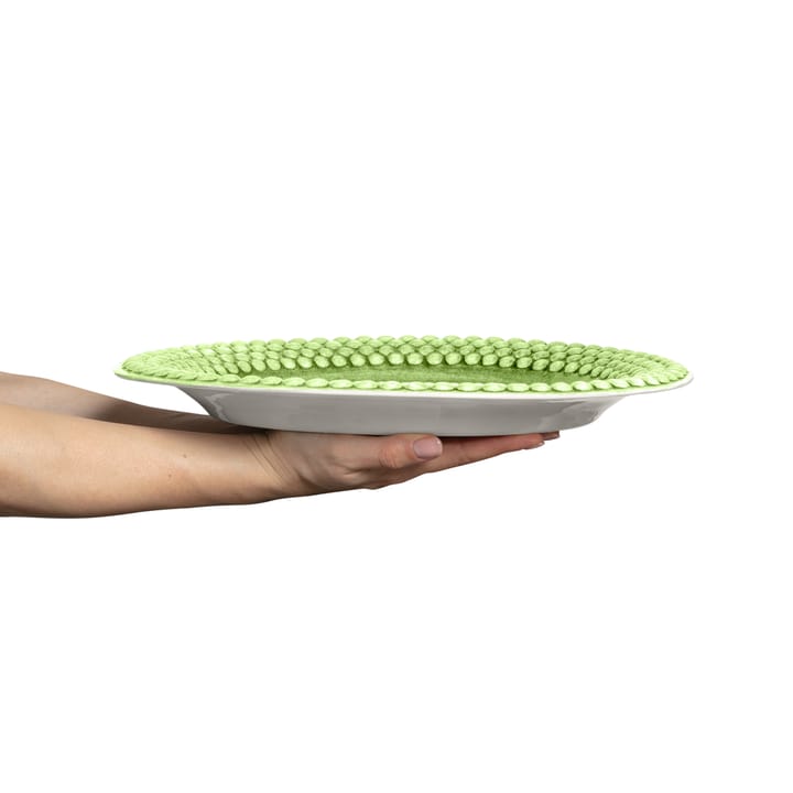 Bubbles ovale schaal, 35 cm, Groen Mateus