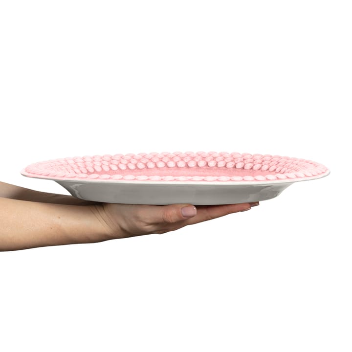 Bubbles ovale schaal, 35 cm, lichtroze Mateus