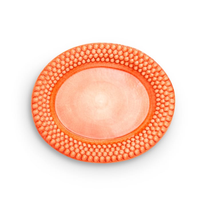 Bubbles ovale schaal, 35 cm - Oranje - Mateus