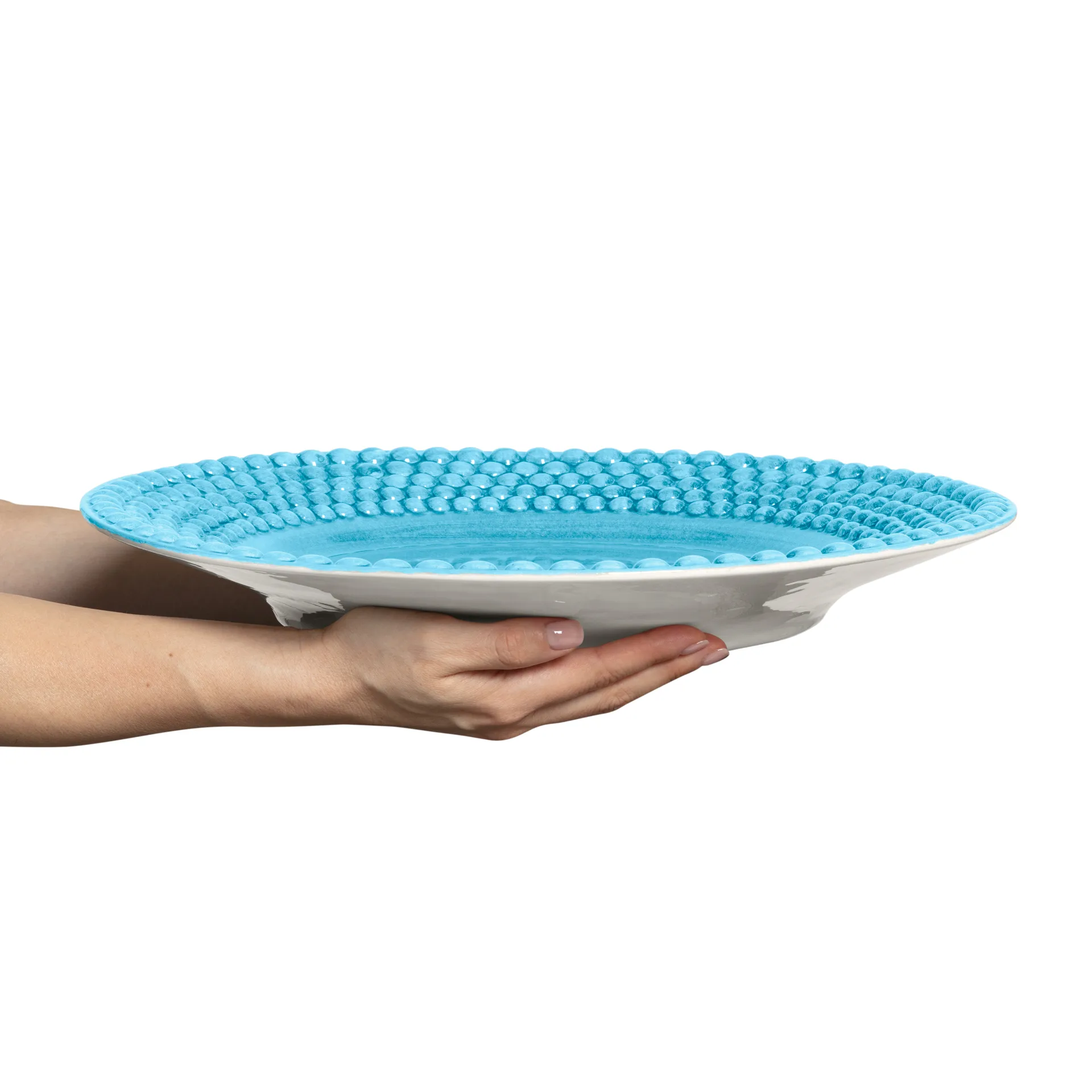 Bubbles schaal, 42 cm, Turquoise
 Mateus