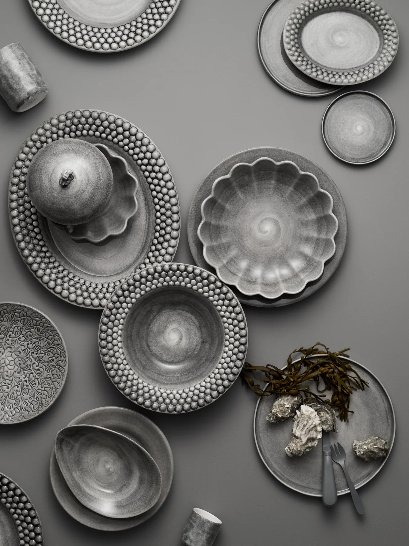 Bubbles soepkom, 25 cm, Grijs Mateus