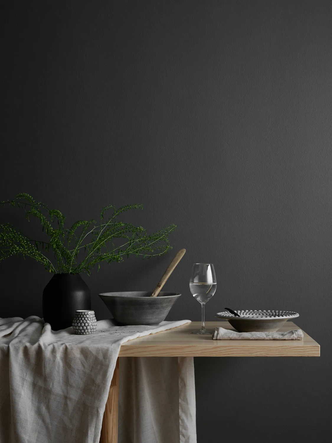 Bubbles soepkom, 25 cm, Grijs Mateus