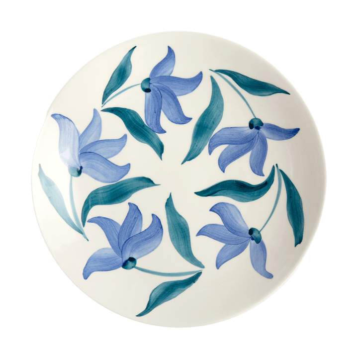 Flowers blossom bord Ø20 cm - Wit - Mateus