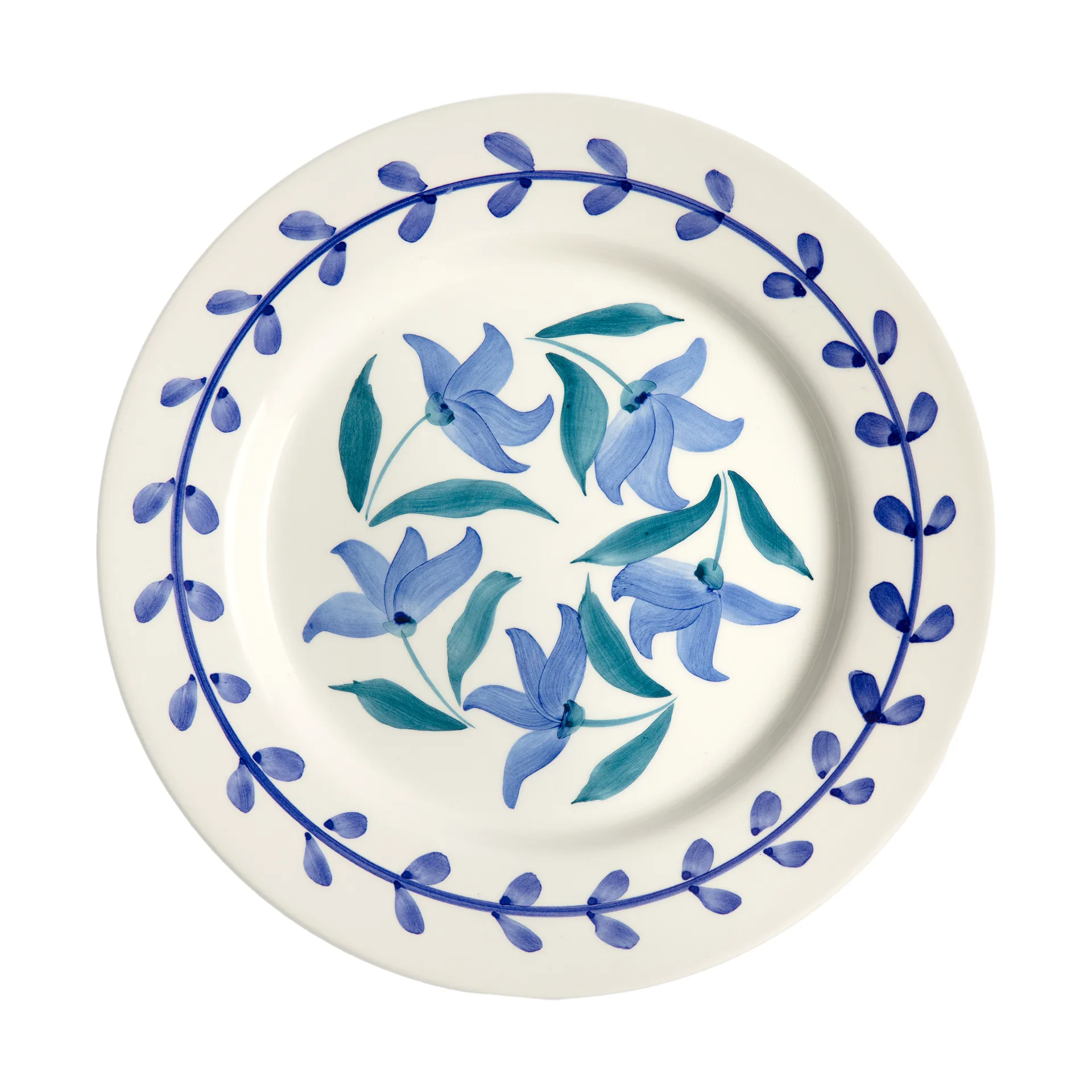 Flowers blossom dinerbord Ø28 cm, Wit Mateus