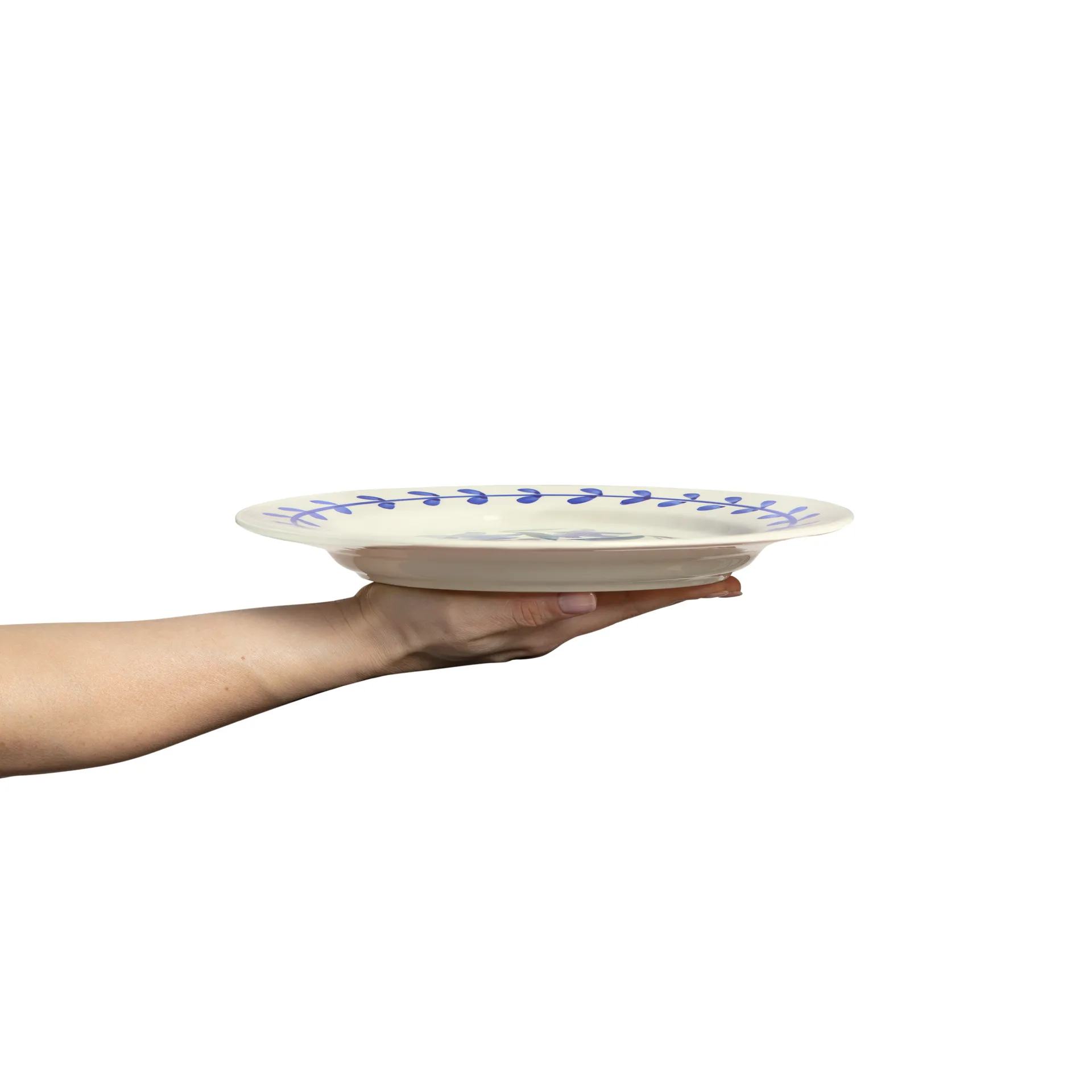 Flowers blossom dinerbord Ø28 cm, Wit Mateus