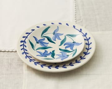 Flowers blossom dinerbord Ø28 cm - Wit - Mateus