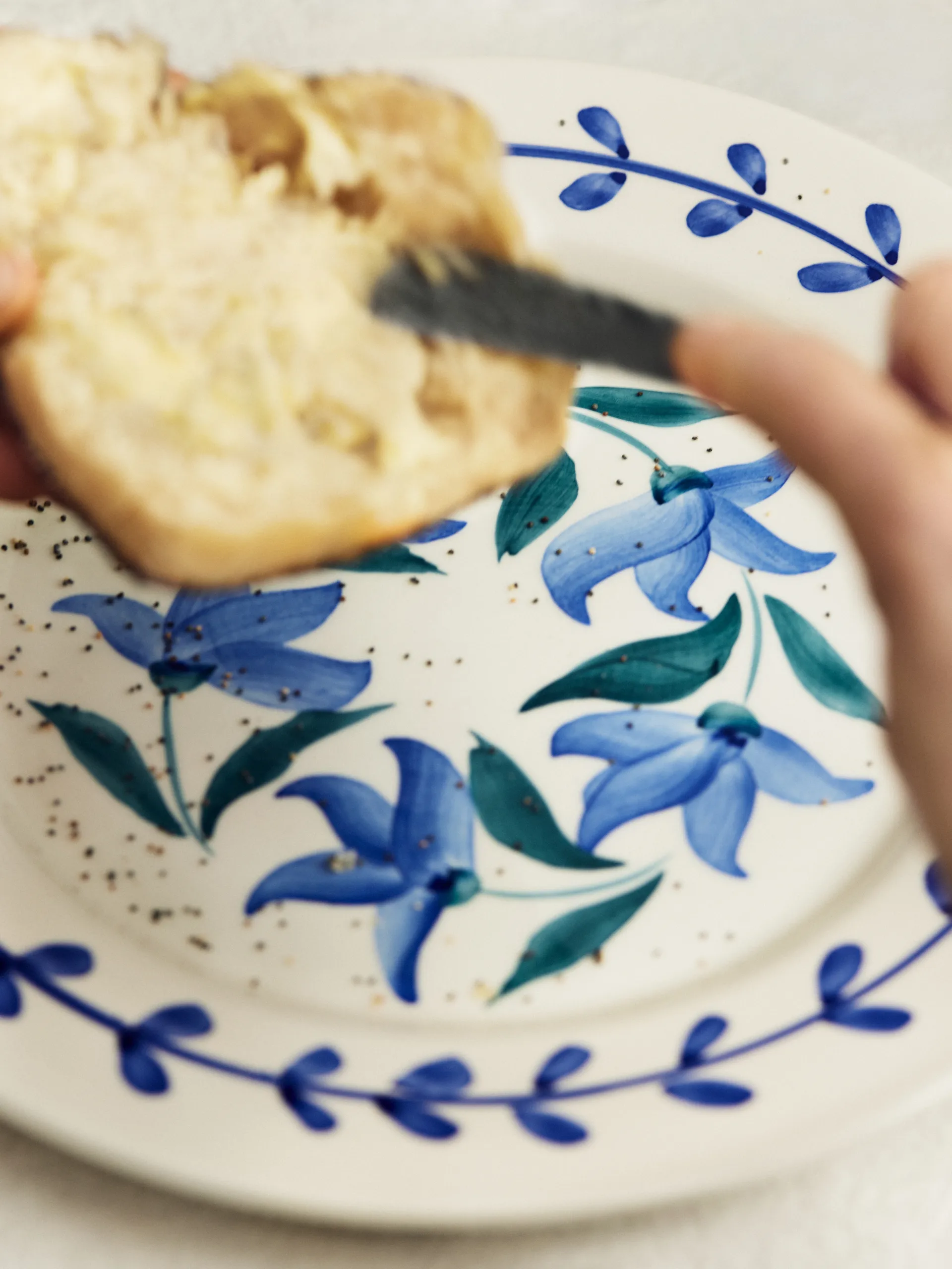 Flowers blossom dinerbord Ø28 cm, Wit Mateus