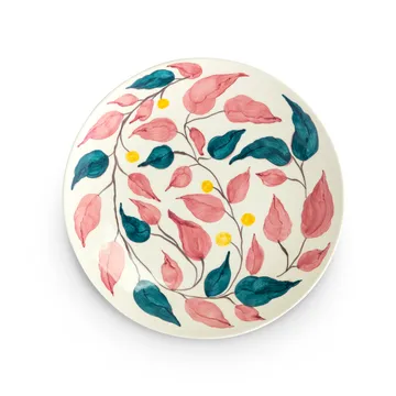 Flowers leaves serveerschaal Ø34 cm - Wit - Mateus