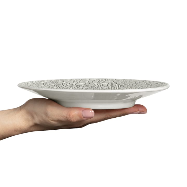Lace bord, 20 cm, Grijs Mateus