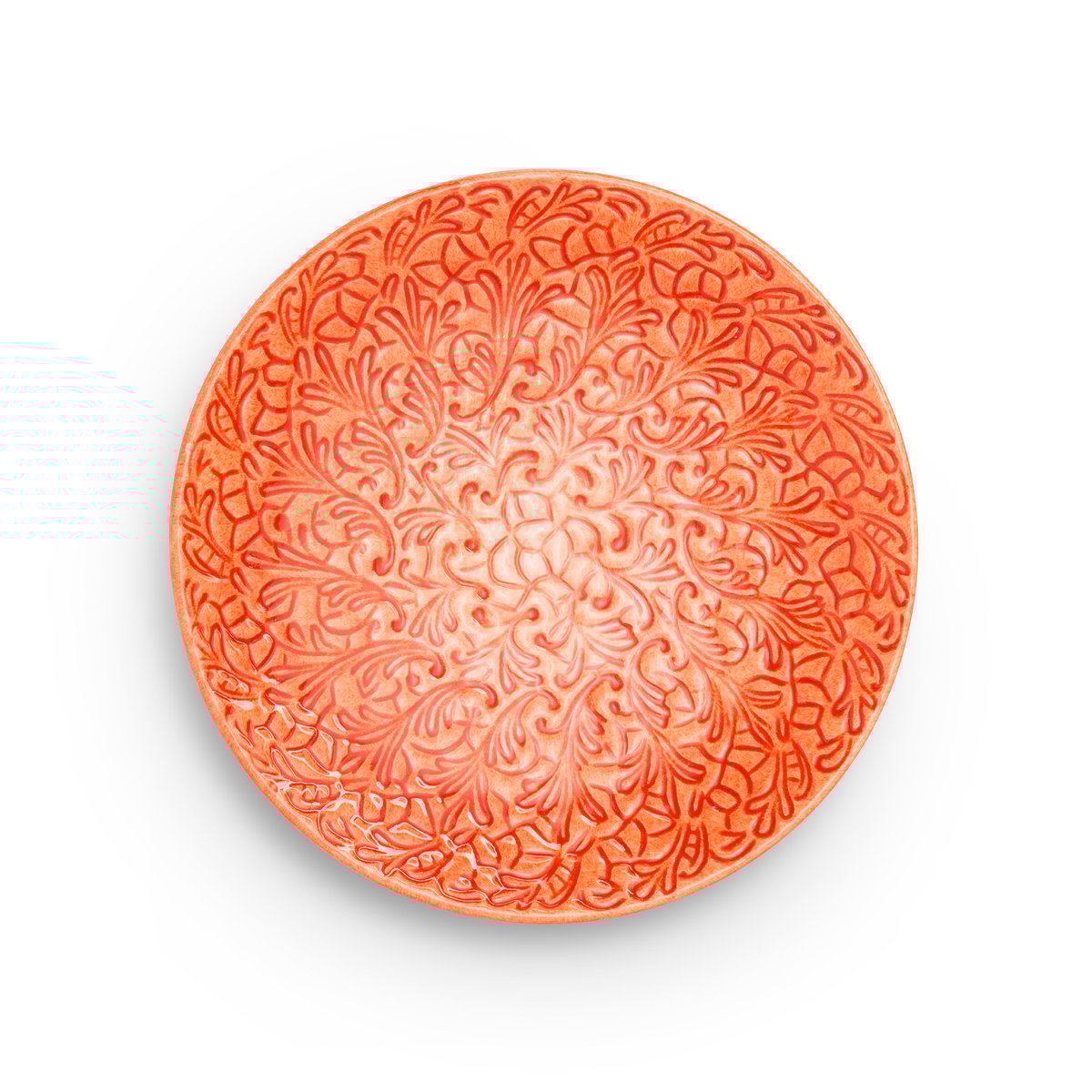 Mateus Lace bord, 20 cm Oranje | Scandinavisch Interieur | Dinerborden | Oranje
