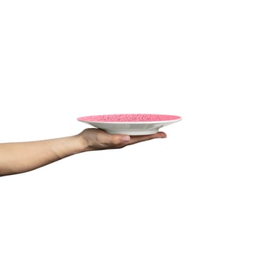Lace bord, 20 cm - Roze - Mateus