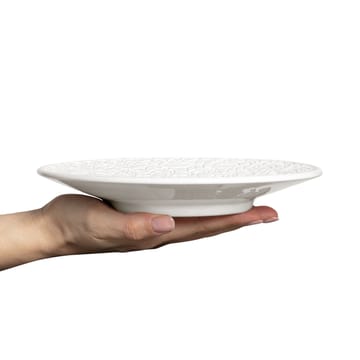Lace bord, 20 cm - Wit - Mateus