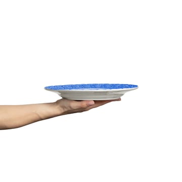 Lace bord, 25 cm - Lichtblauw - Mateus