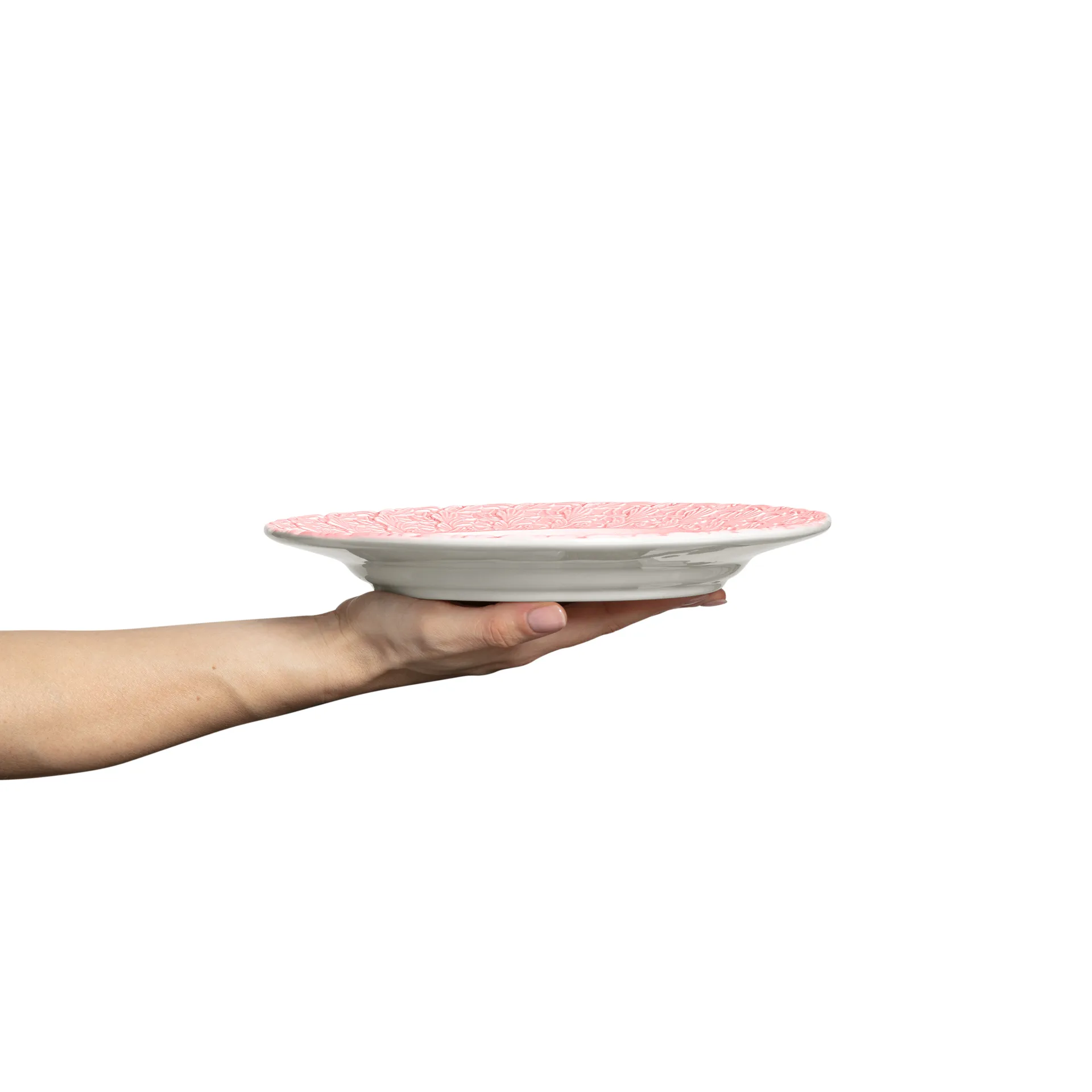 Lace bord, 25 cm, Lichtroze Mateus