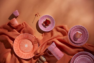 Lace bord, 25 cm - Roze - Mateus