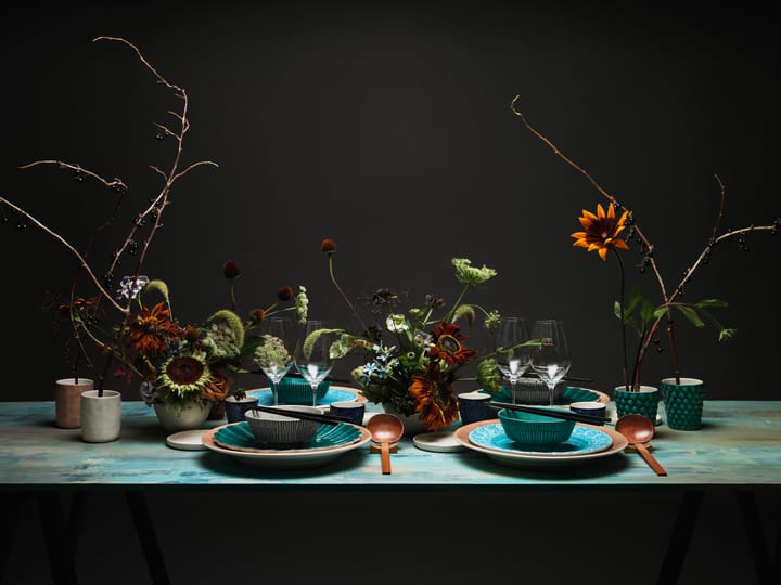 Lace bord, 25 cm, Turquoise Mateus