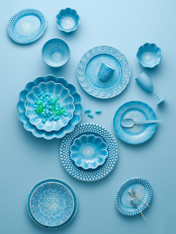 Lace bord, 25 cm - Turquoise - Mateus