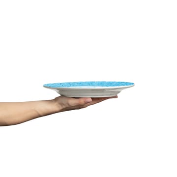 Lace bord, 25 cm - Turquoise - Mateus