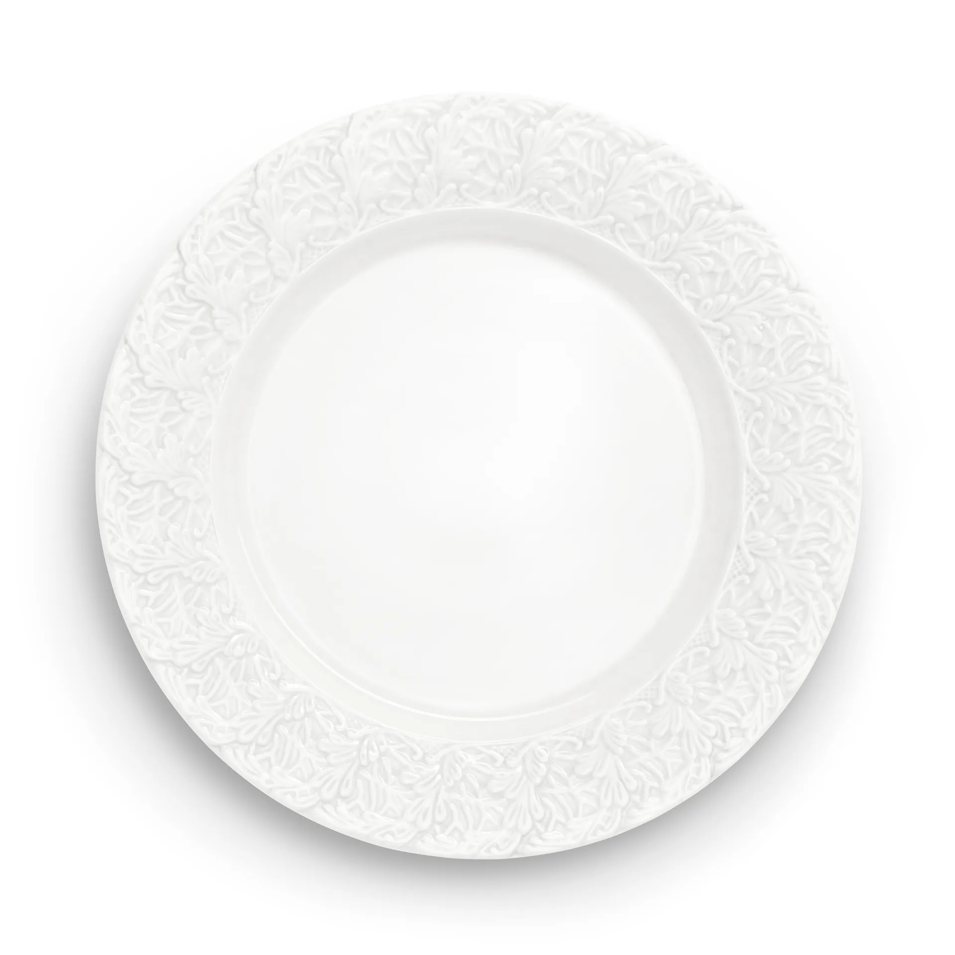 Lace bord, 25 cm, Wit Mateus