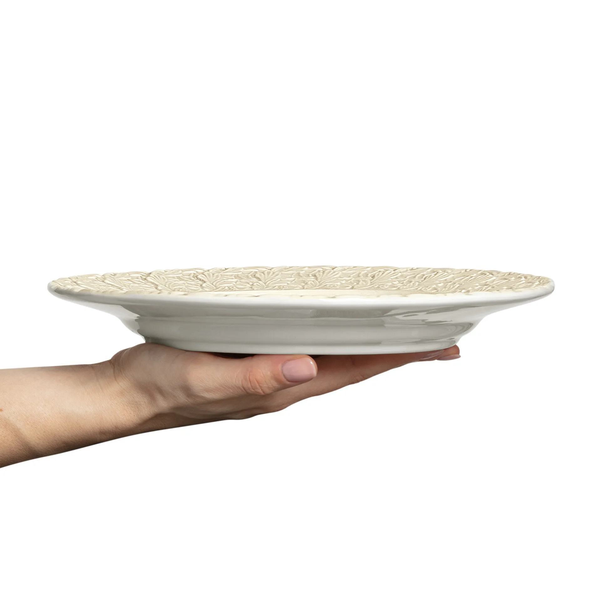 Lace bord, 25 cm, Zand Mateus