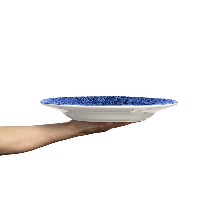 Lace bord, 32 cm, Blauw Mateus