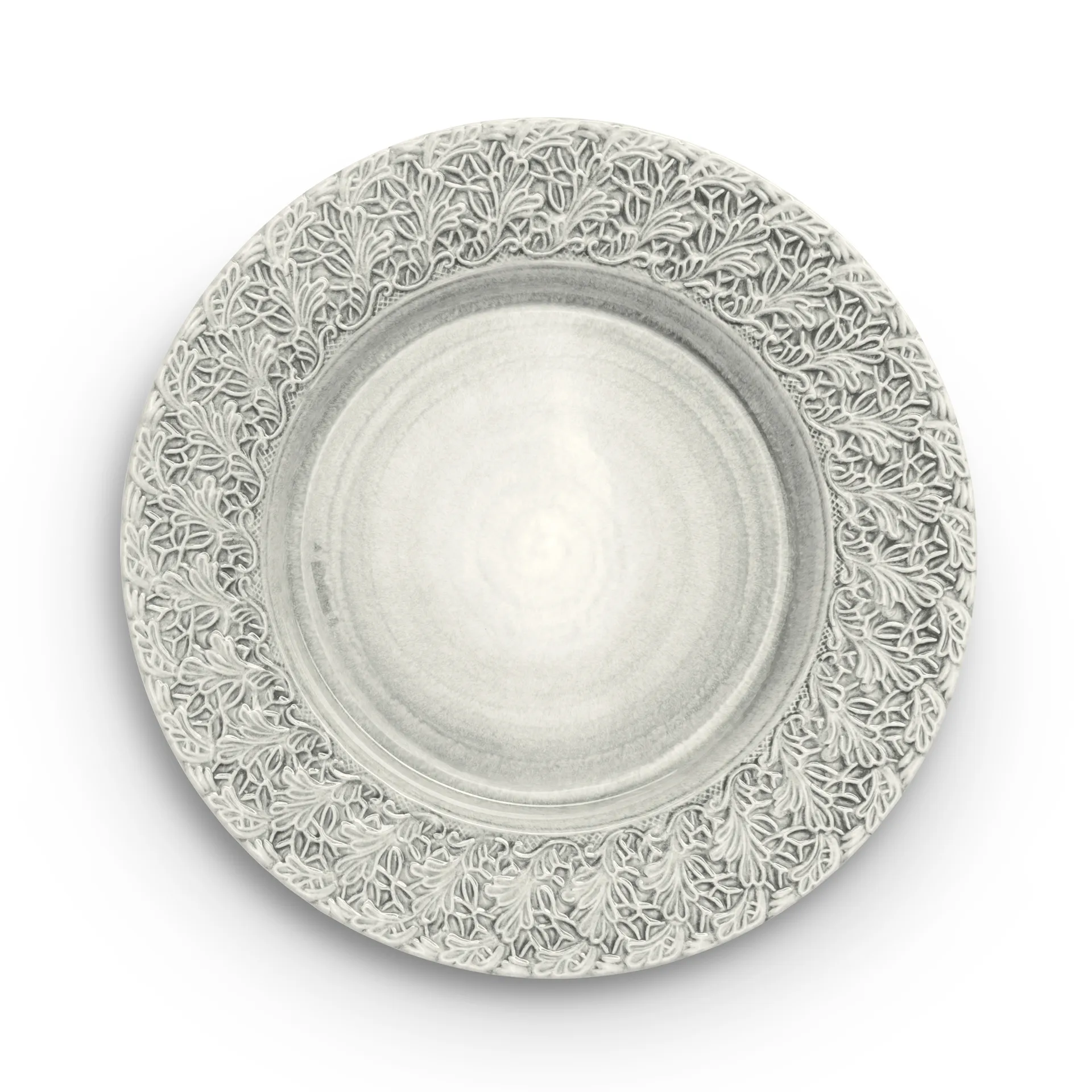 Lace bord, 32 cm, Grijs Mateus