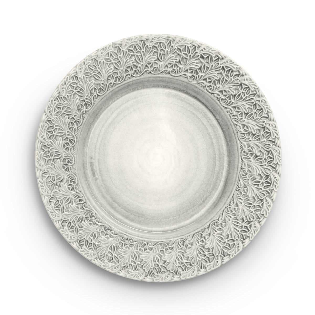 Mateus Lace bord, 32 cm Grijs | Scandinavisch Interieur | Dinerborden | Grijs