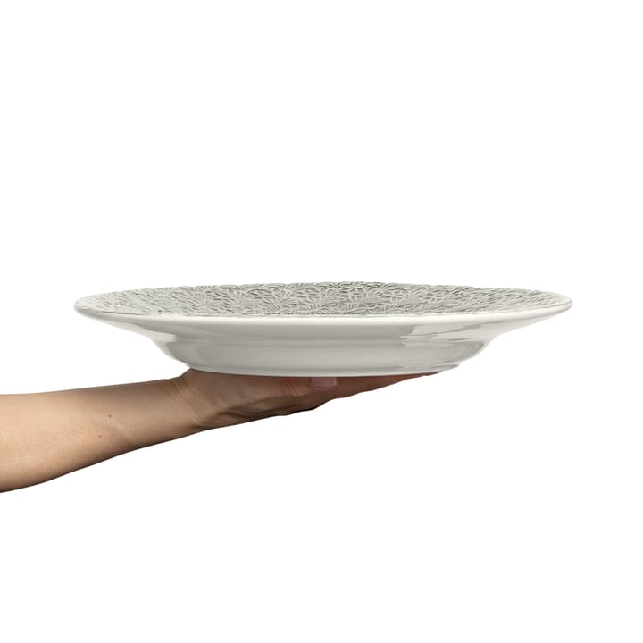 Lace bord, 32 cm, Grijs Mateus