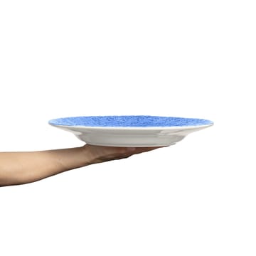 Lace bord, 32 cm - Lichtblauw - Mateus