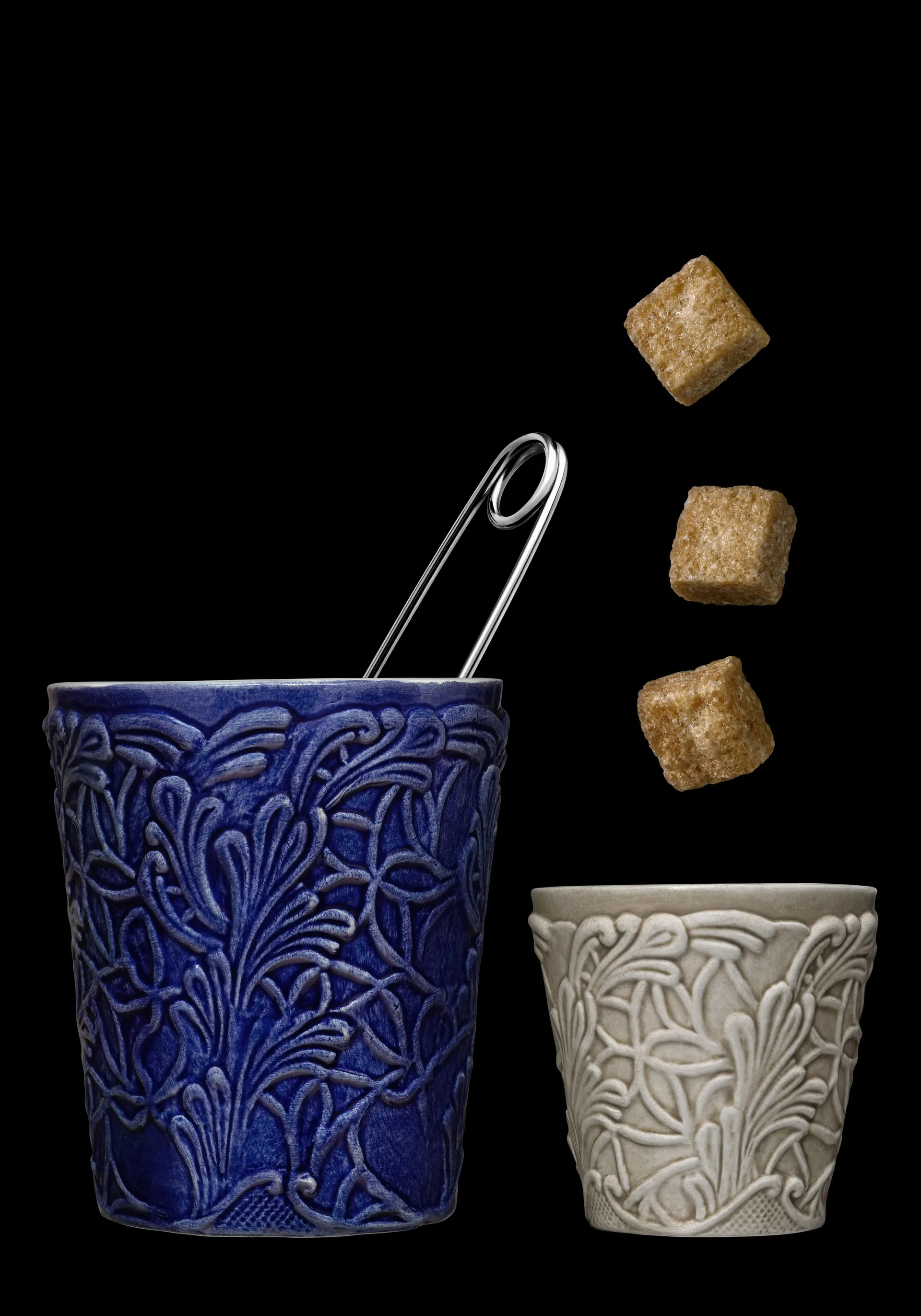 Lace mok, 30 cl, Blauw Mateus