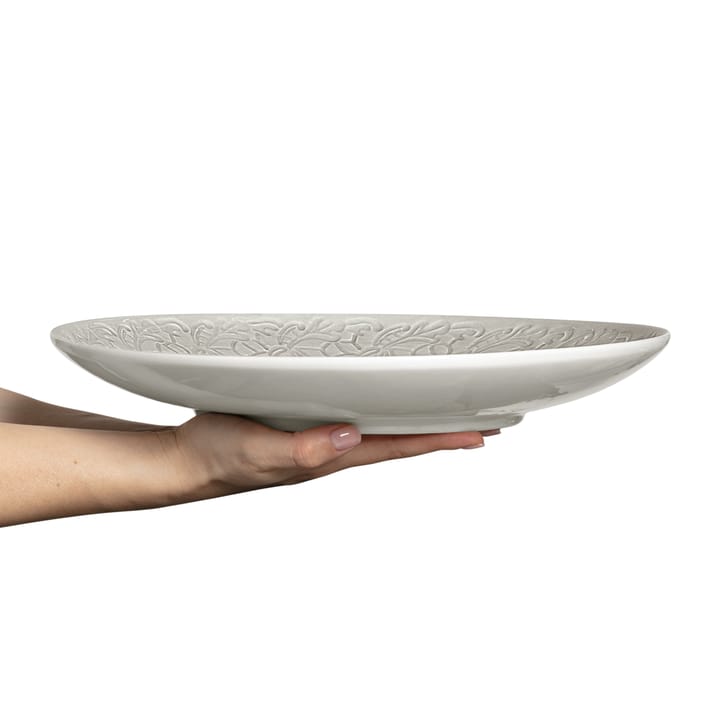 Lace schaal, 34 cm, Grijs Mateus