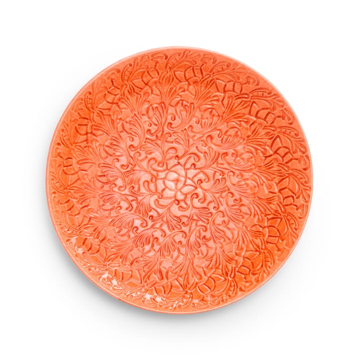 Lace schaal, 34 cm - Oranje - Mateus