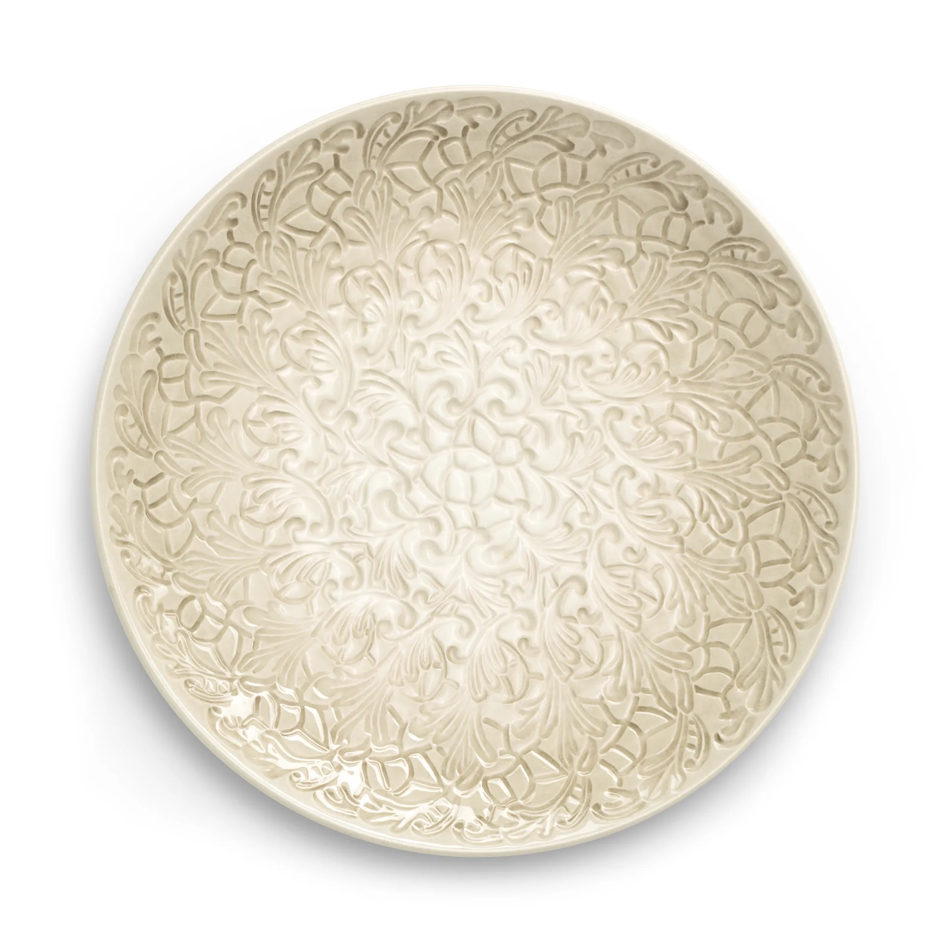 Lace schaal, 34 cm, Zand Mateus