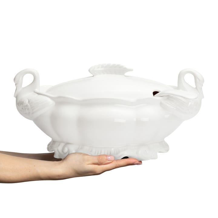 Lace terrine 4,7 liter, Wit Mateus