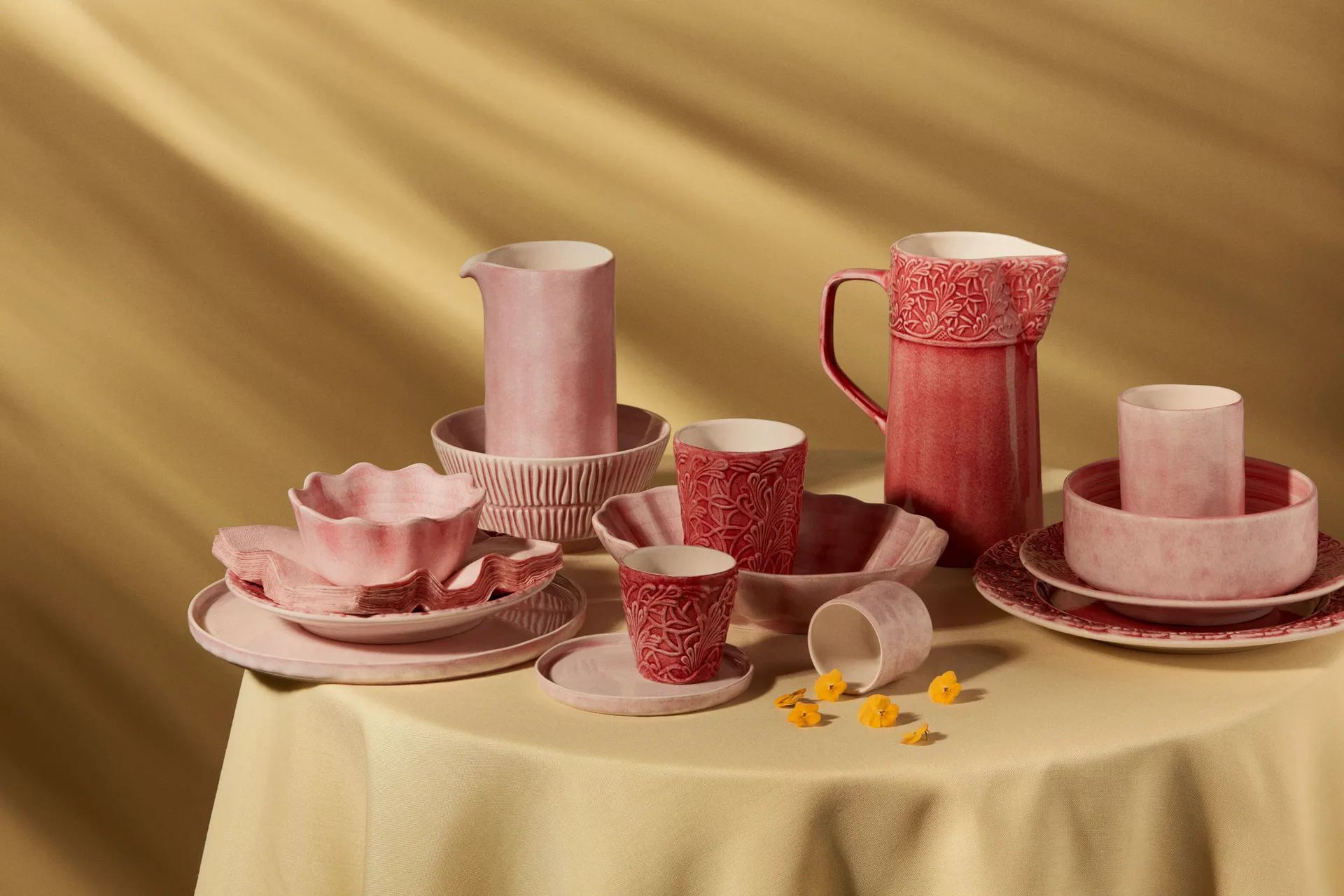 MSY bord, 13 cm, lichtroze Mateus