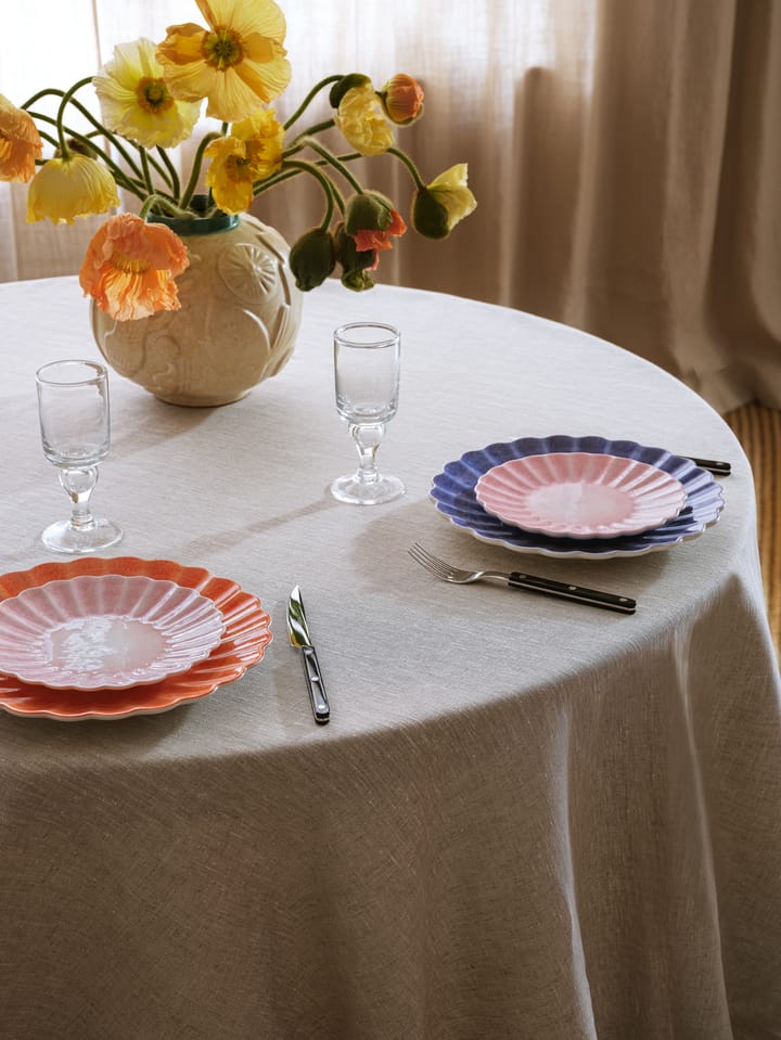 Oyster bord 20 cm, Lichtroze Mateus